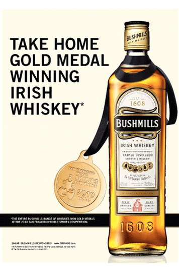 Gold Medal winning wiskey