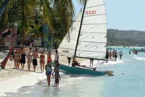 Jamaica Sailboat Beach