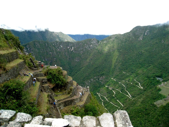 Peru Machu Pichu Huayna Picchu view