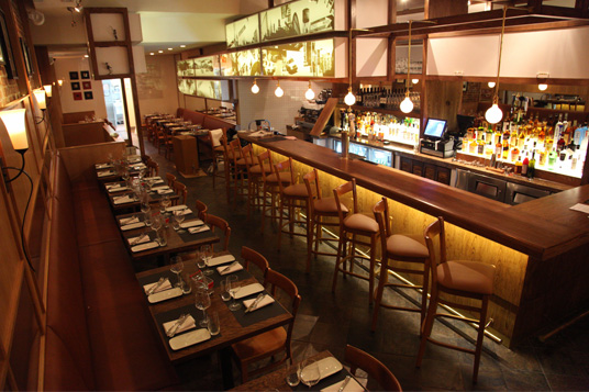 High Point Restaurant New York tables bar