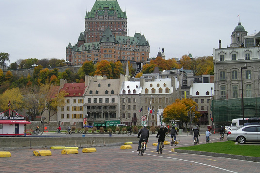 Bike Touring Quebec, Canada city