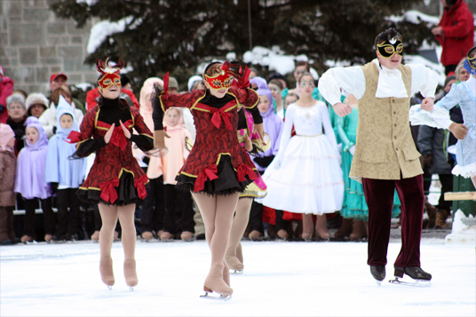 Feature Quebec Winter Carnival ballet dancers 