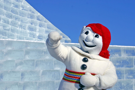 Feature Quebec Winter Carnival snowman 