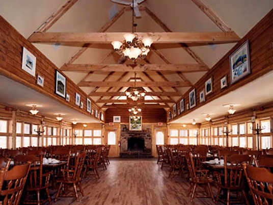 Gallant's Maple Pavilion Quebec Canada interior