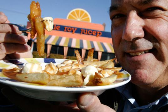 Le Roy Jucep Canada with Poutine