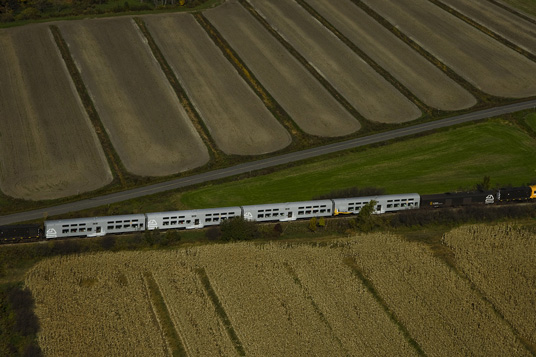 All Aboard for Luxury Masiff Train quebec Fields 