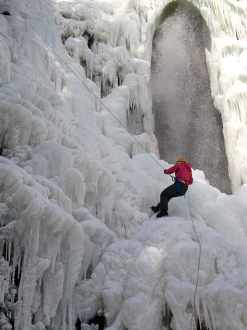 Quebec Valle Bras du Nord Ice Canyoning