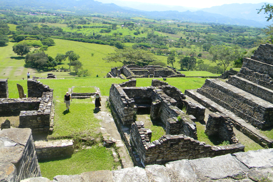 Chiapas Mexico Pyramided Yard