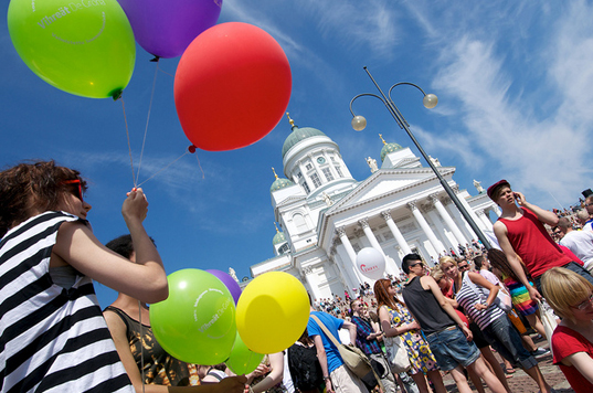 Helsinki Pride Crowd