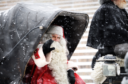 Santa Claus Christmas Street Finland