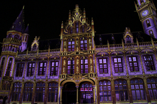 Licht festival Ghent Belgium