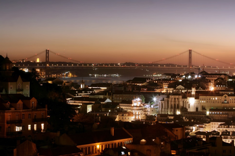 Lisbon at Night Tagus River
