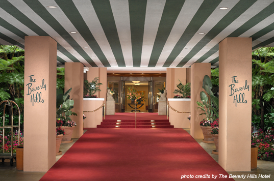 red carpet Beverlly hills hotel
