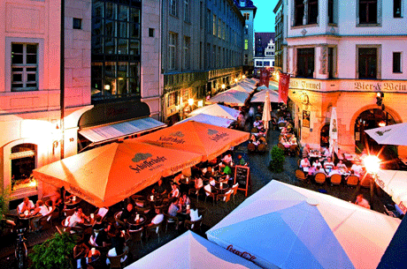 Leipzig outside restaurants