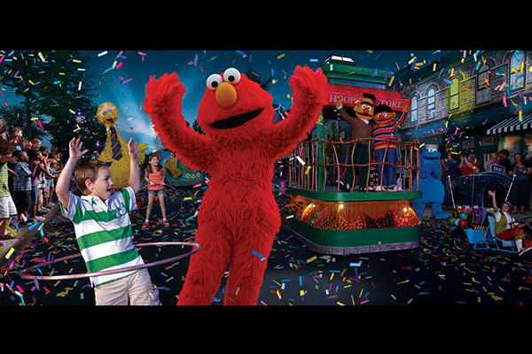 Sesame Place Elmo in Parade