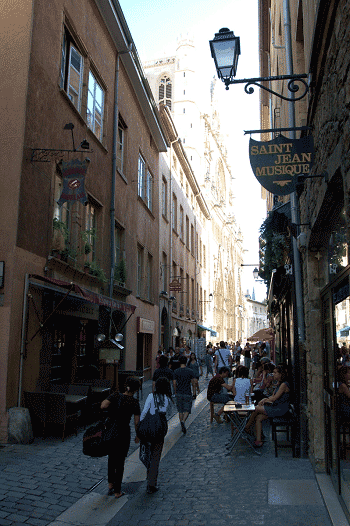 Lyons Vieux Lyon streets