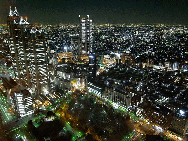 Tokyo view from the Park Hyatt