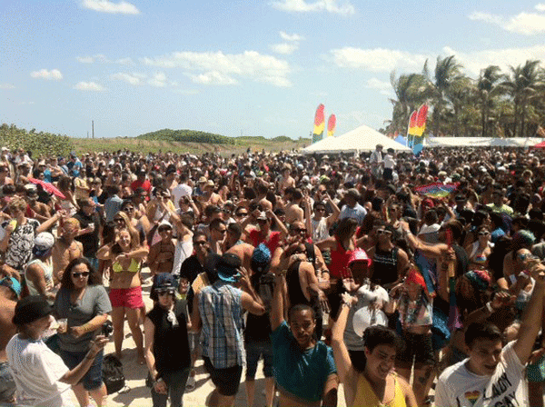Miami Pride 2012 Crowd