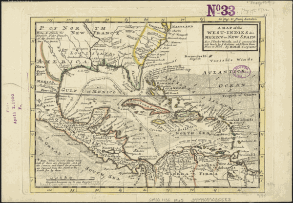 A Map of the West Indies