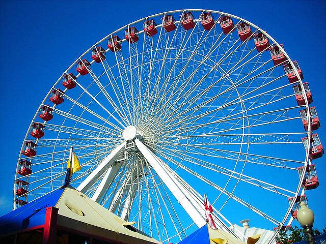 Navy Pier Ferris Wheel by Amber Kennedy
