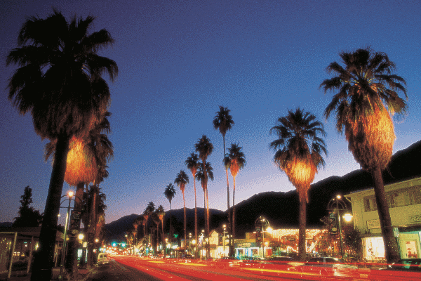 Palm Springs at Night