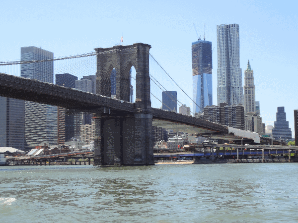 Brooklyn Bridge and the Freedom Tower