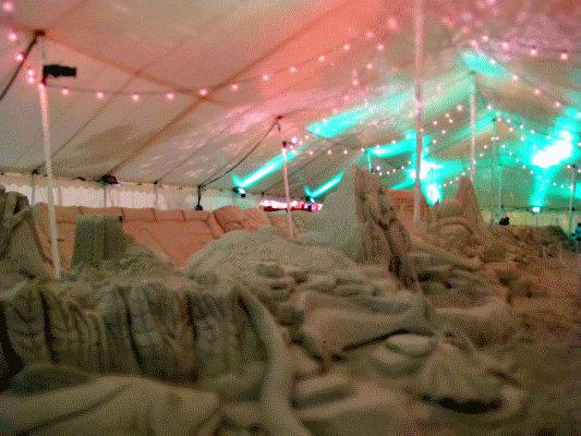 Sugar Sand Festival Illuminated Sculpture