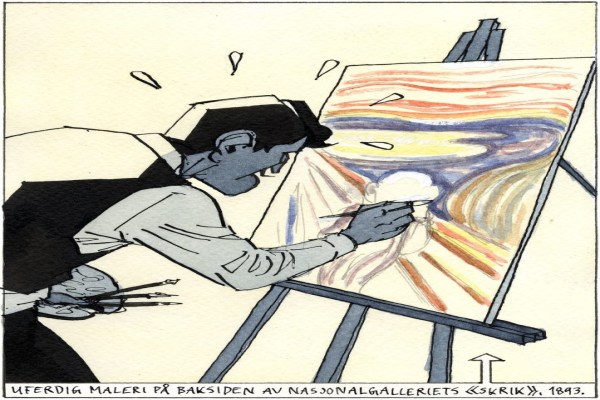 Munch and the Scream artwork
