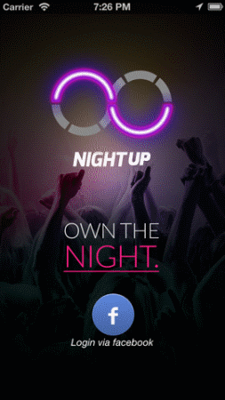 Nightup app Photo Courtesy Nightup