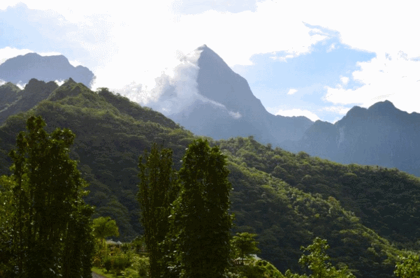Tahitis Highest Peak Mount Orohena