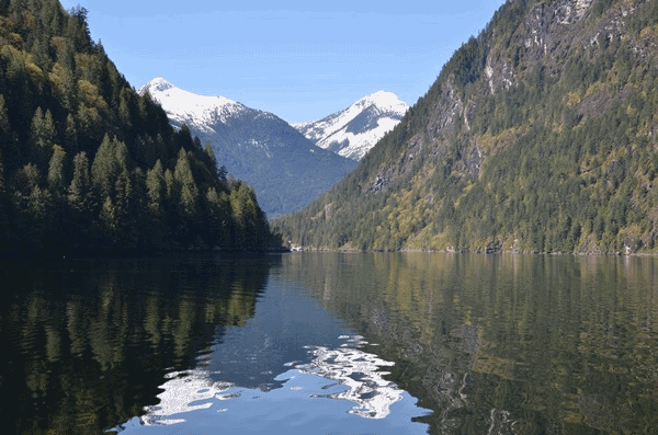 British Columbia Mountains Reflection