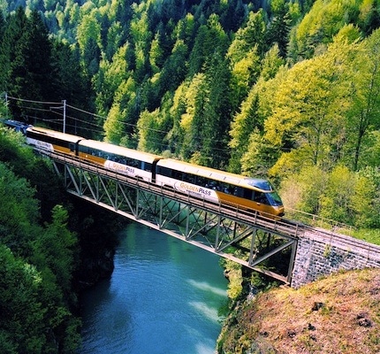 Switzerland's Scenic GoldenPass Line. Photo: Rail Europe.