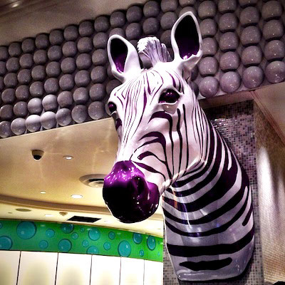 The Purple Zebra.