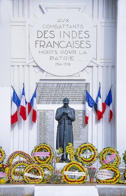 Pondicherry's Monument Dedicated to the French Army.