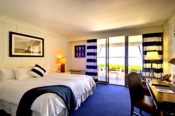 Rooms at the Montauk Yacht Club. Photo: Montauk Yacht Club.