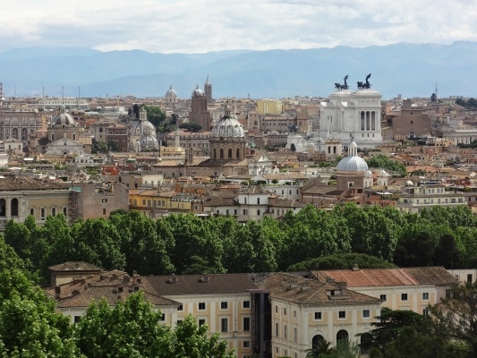 View of Rome from Janiculum Hill 