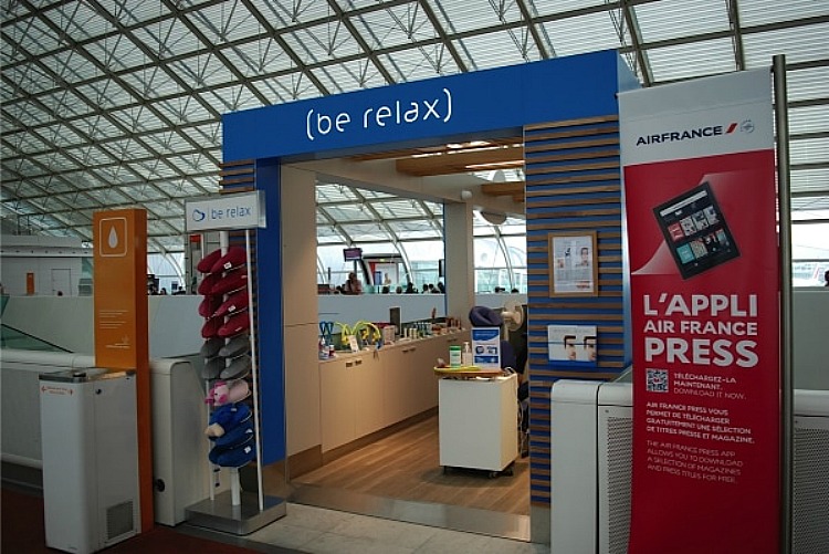 Be Relax shopping at Charles de Gaulle Airport Paris on TravelSquire