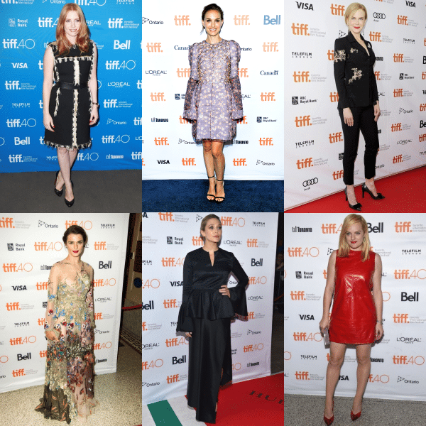 Celebrities, Toronto International Film Festival, Jessica Chastain, Natalie Portman, Nicole Kidman, Rachel Weisz, Elizabeth Olsen, Elizabeth Moss