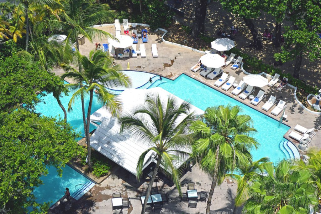The Condado Plaza Hilton Hotel Swimming Pools-San Juan Puerto Rico