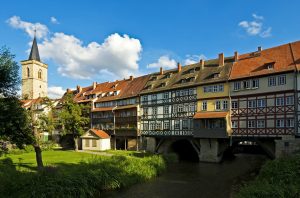 Krämerbrücke the Merchant's Bridge Erfurt