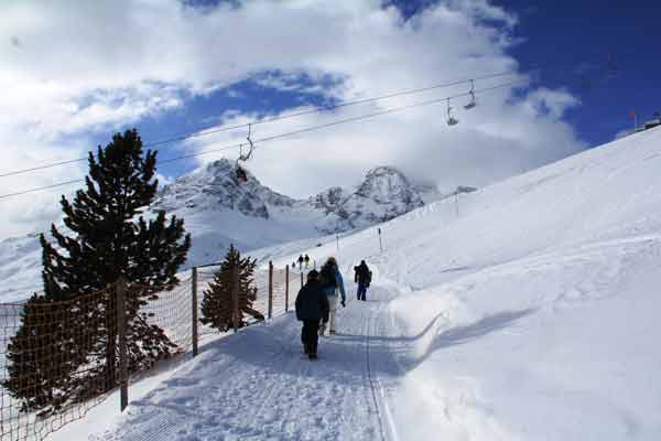 Snow Shoe Trekking in St. Moritz