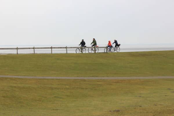 Cyclists, Norderney Germany Photo by Wibke Carter