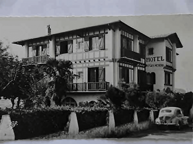 Vintage Postcard of Hotel Itsas Mendia Bidart France