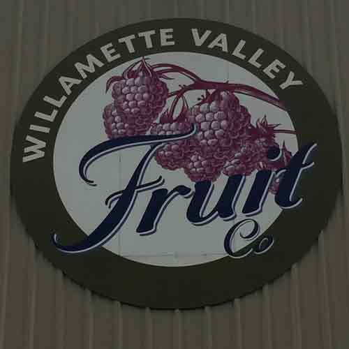 Willamette Valley Fruit Company Sign