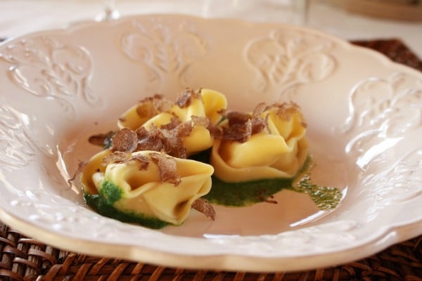 Foods of Tuscany Ravioli with Truffles