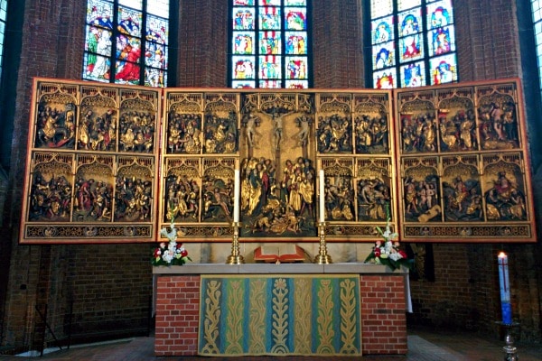 Lucas Cranach Altar Kreuzkirche in Hannover Germany