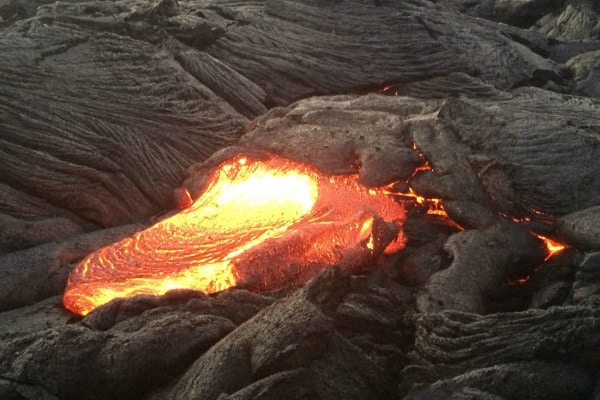 Lava Flow at Hawaii Volcanoes National Park - TravelSquire