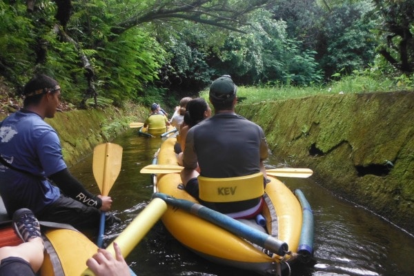 Floating “The Ditch” in a four-man kayak with Flumin’ Kohala - TravelSquire