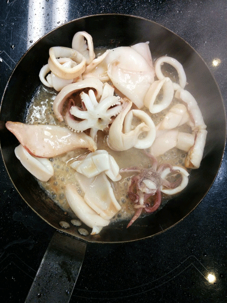 Frying Squid Le Cordon Bleu London