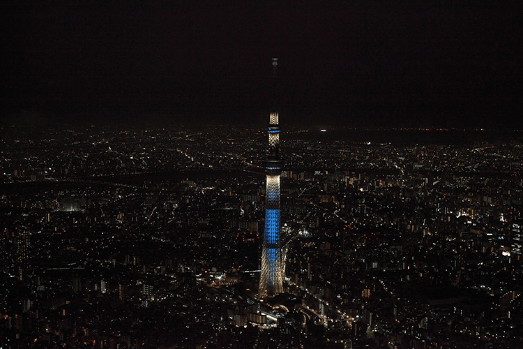 Night View of Tokyo Skytree © TOKYO SKYTREE